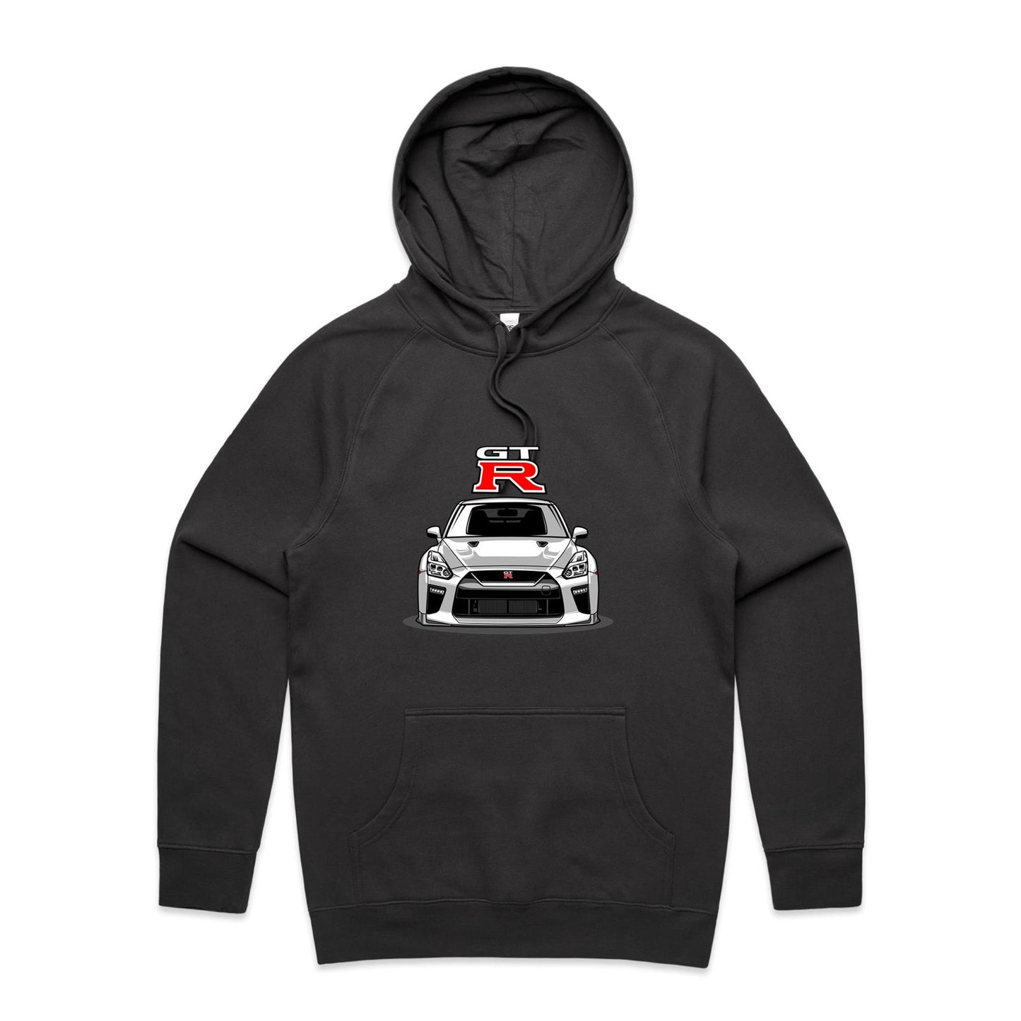 Nissan GT-R R35 Japan Lights Hoodie Front & Back