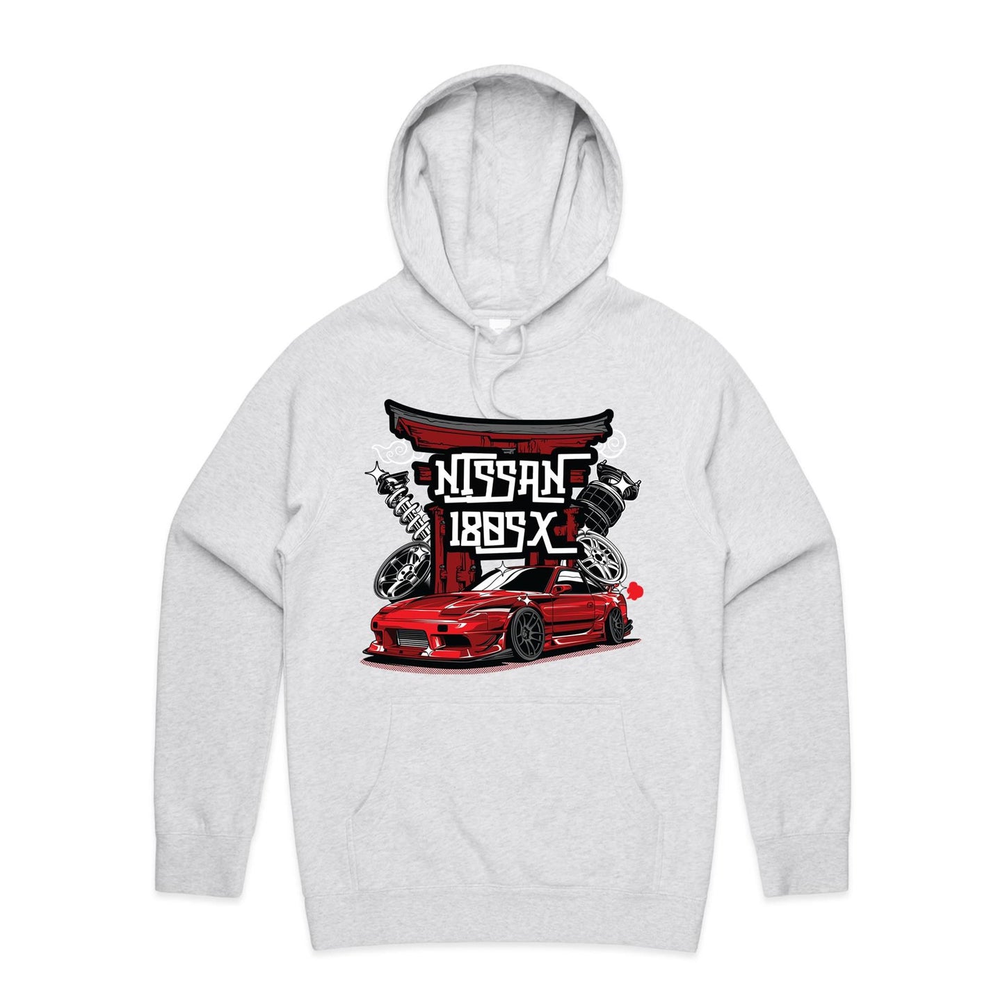 Nissan 180SX Red Hoodie