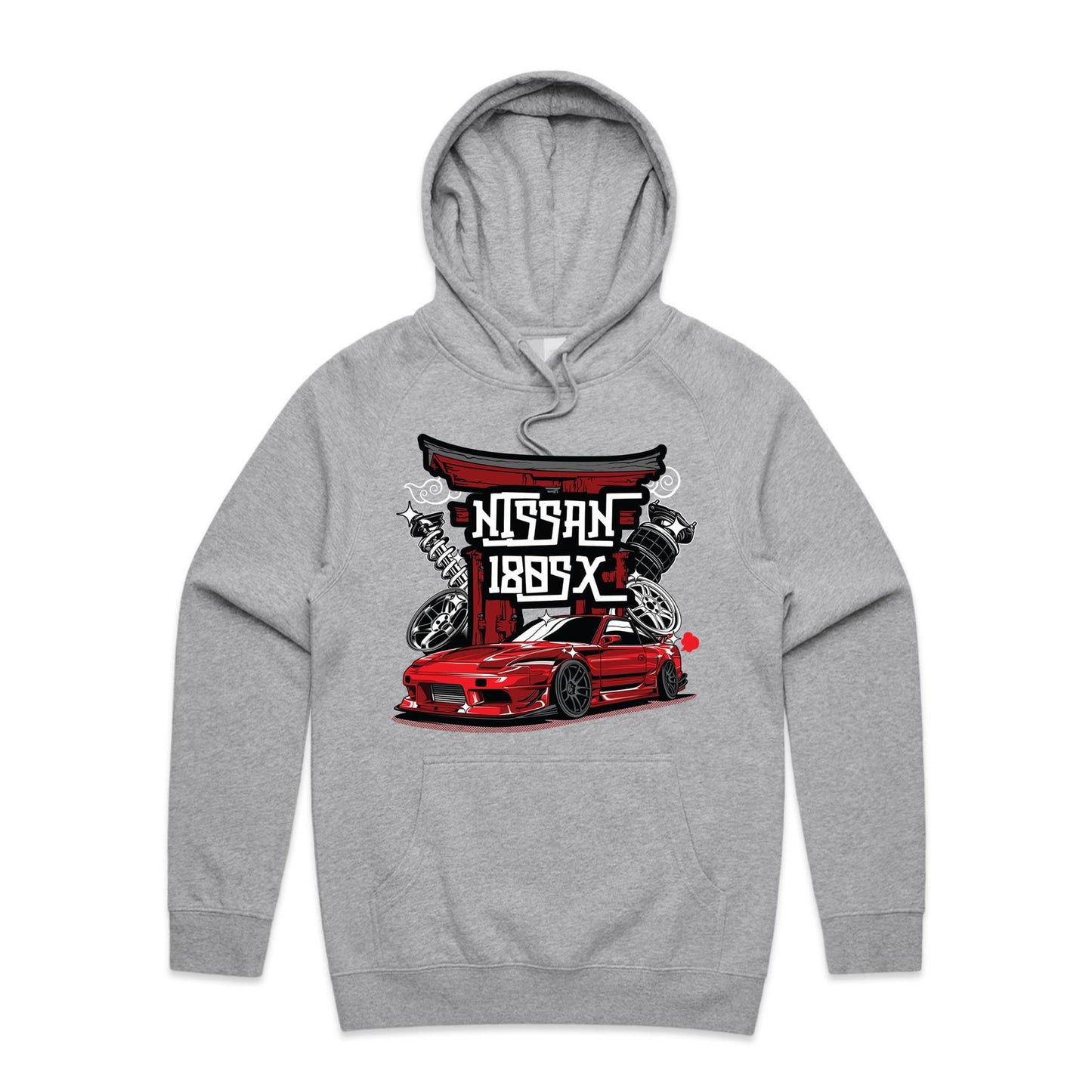 Nissan 180SX Red Hoodie