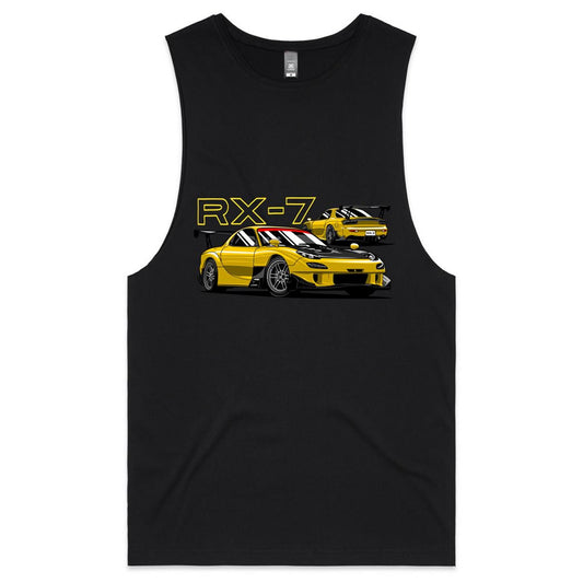 Mazda RX-7 Yellow Tank