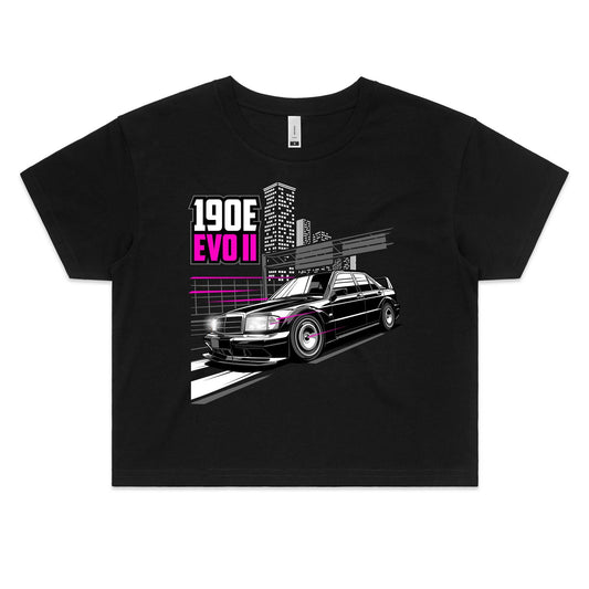 Mercedes-Benz 190E II AMG Pink Crop Top