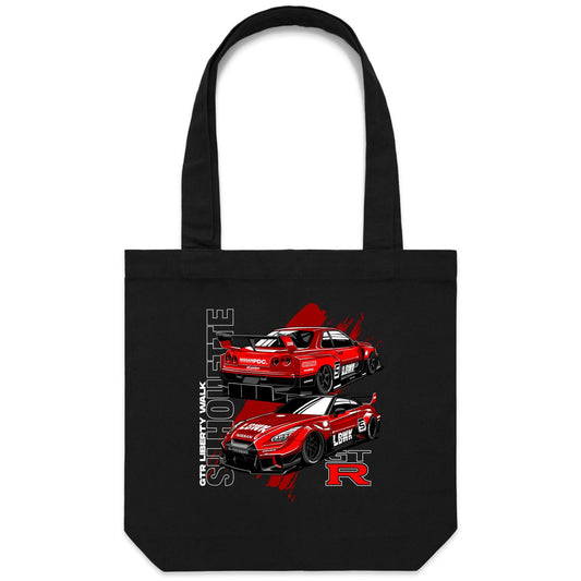 NIssan GT-R R35 Liberty Walk Silhouette Tote