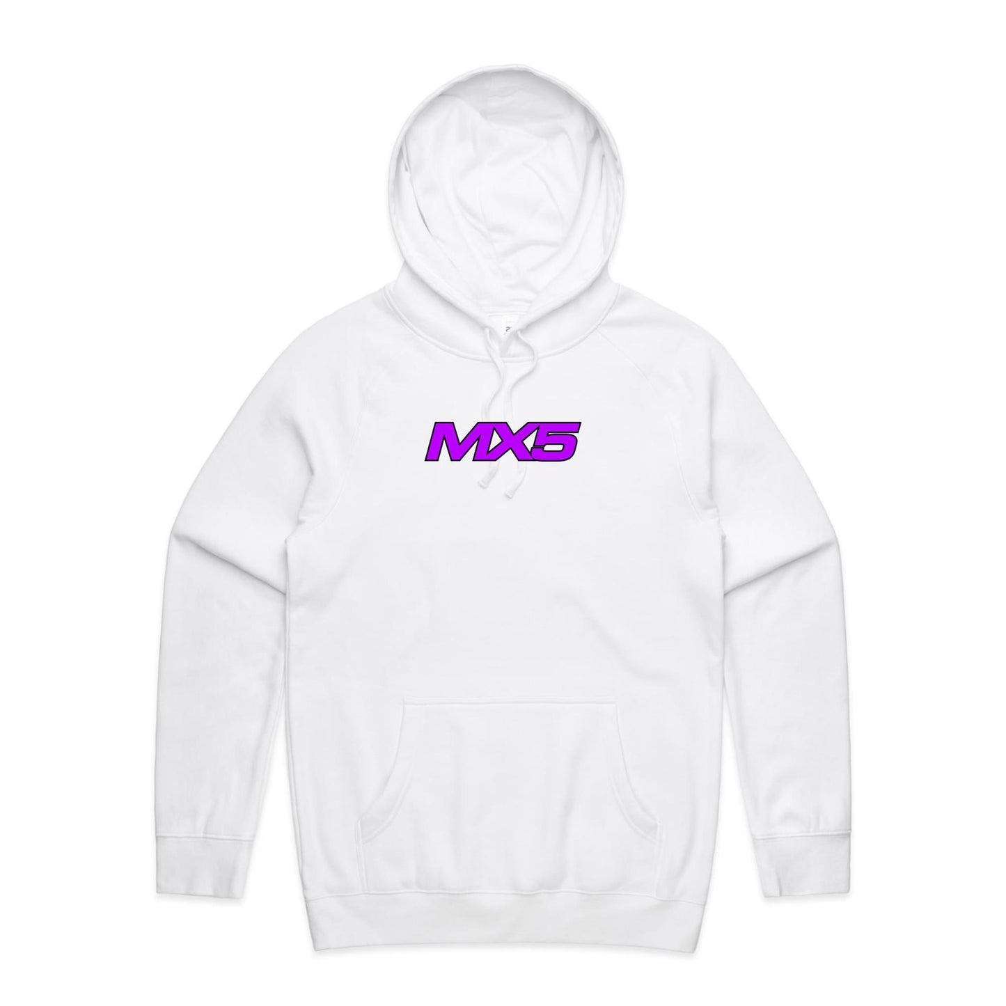 Mazda MX5 Purple Hoodie - Front & Back Graphics