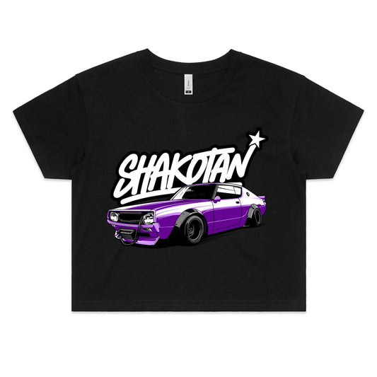 Shakotan Purple Crop Top