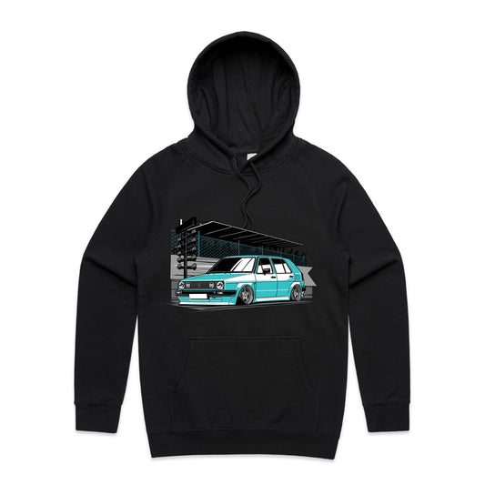 Volkswagon Golf MK2 Teal Hoodie