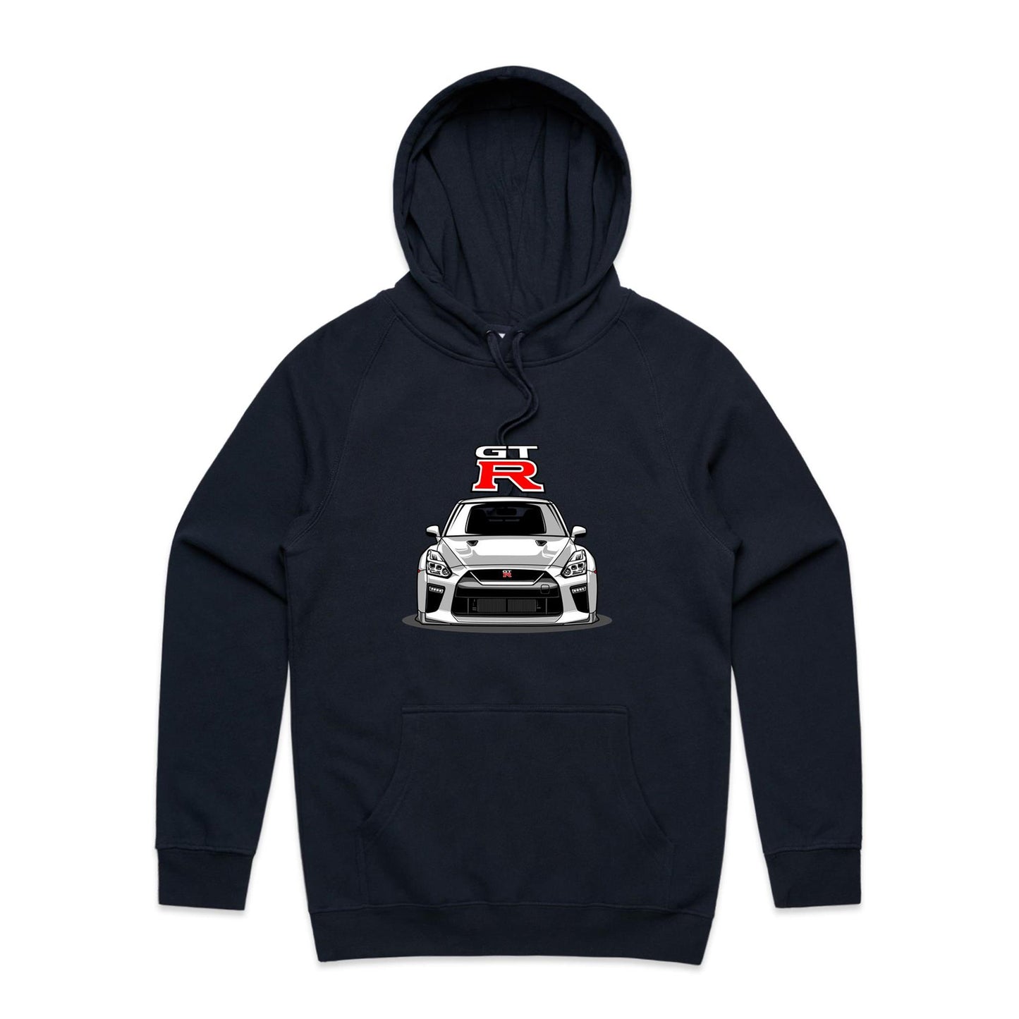 Nissan GT-R R35 Japan Lights Hoodie Front & Back