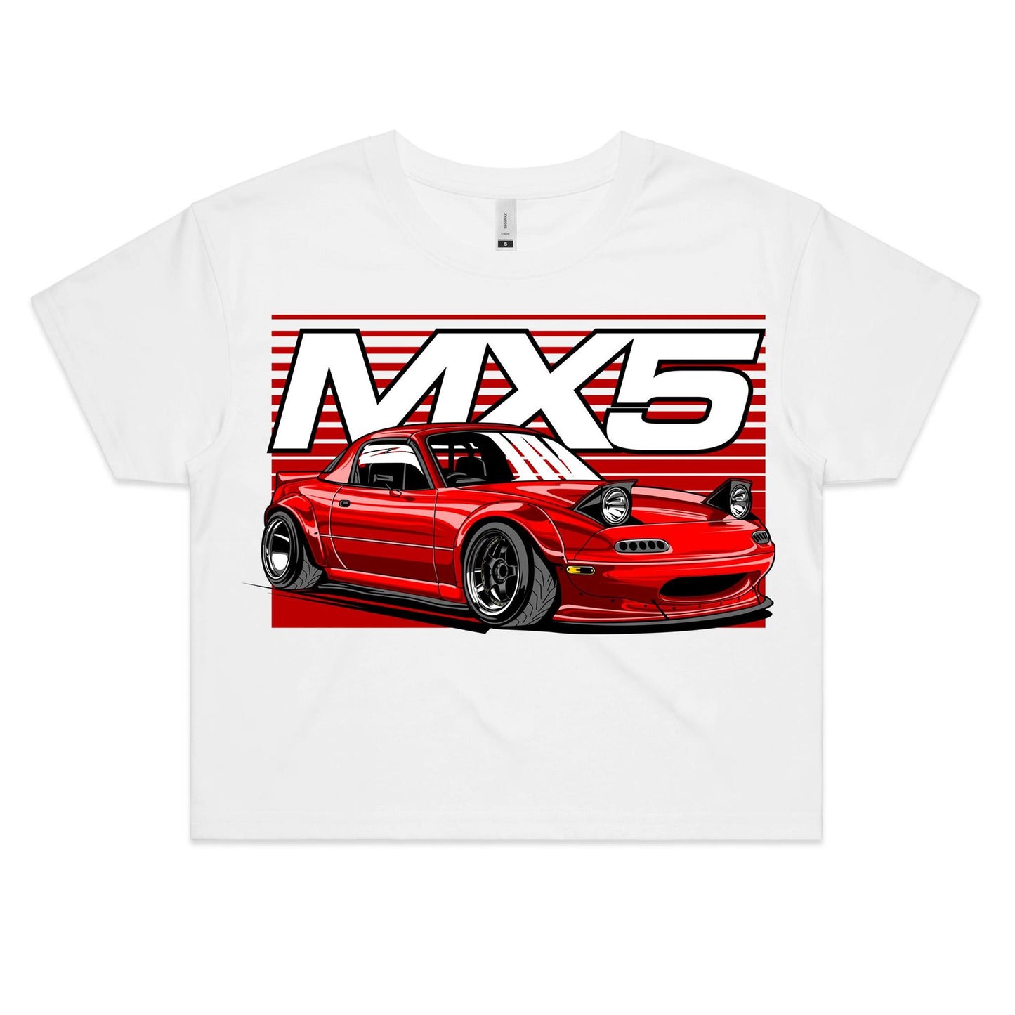 Mazda MX5 Red Crop Top