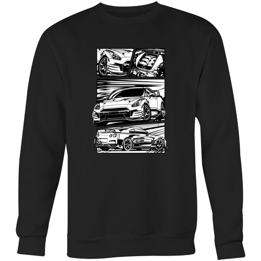 Nissan GT-R R35 Comic Crewneck