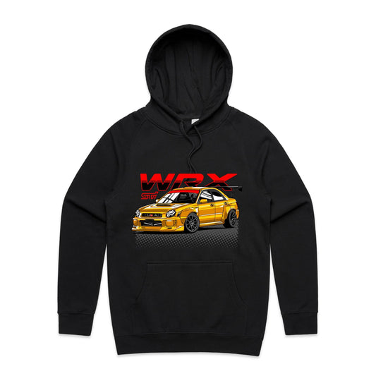 Subaru WRX STI Bugeye Yellow Hoodie