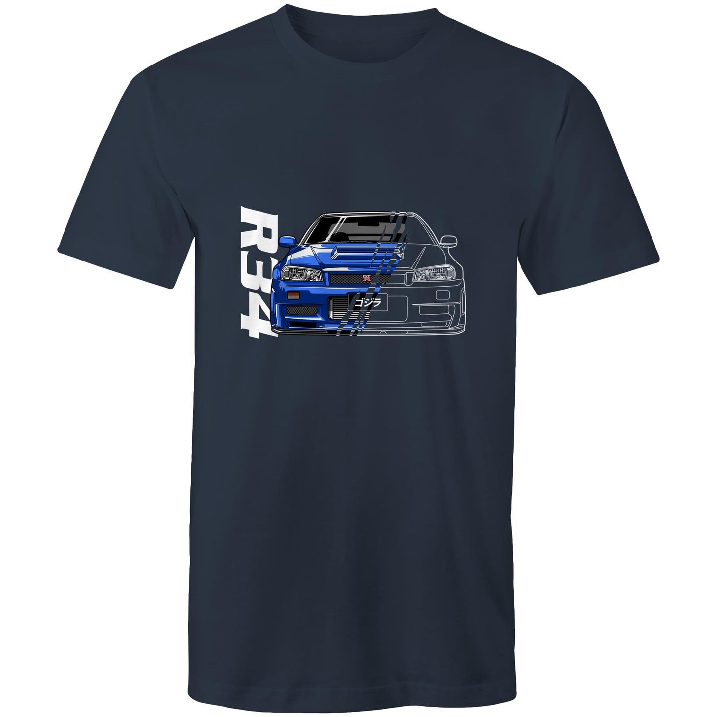 Nissan GT-R R34 Blue Tee