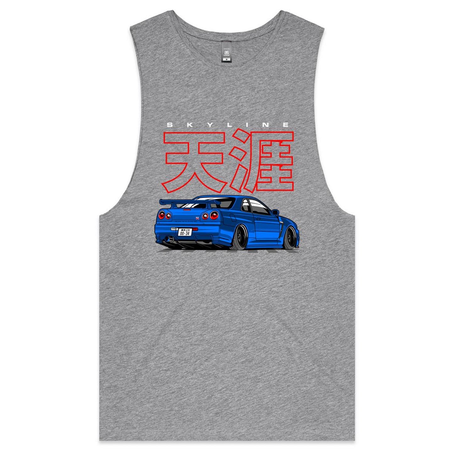 Nissan GT-R R34 Blue Tank