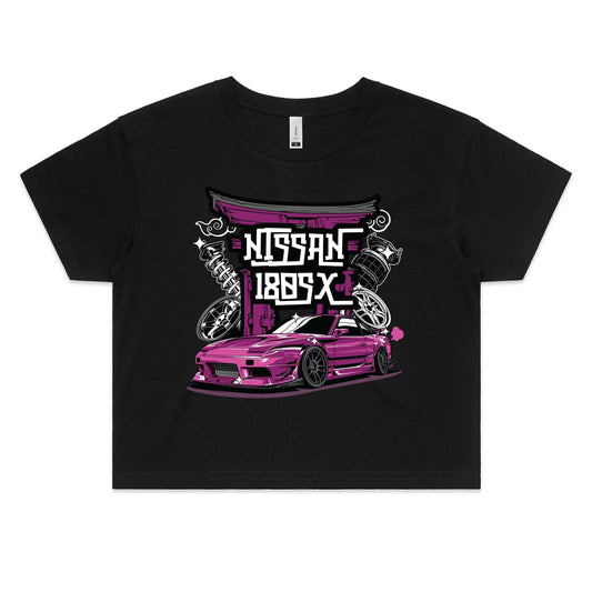 Nissan 180SX Purple Crop Top