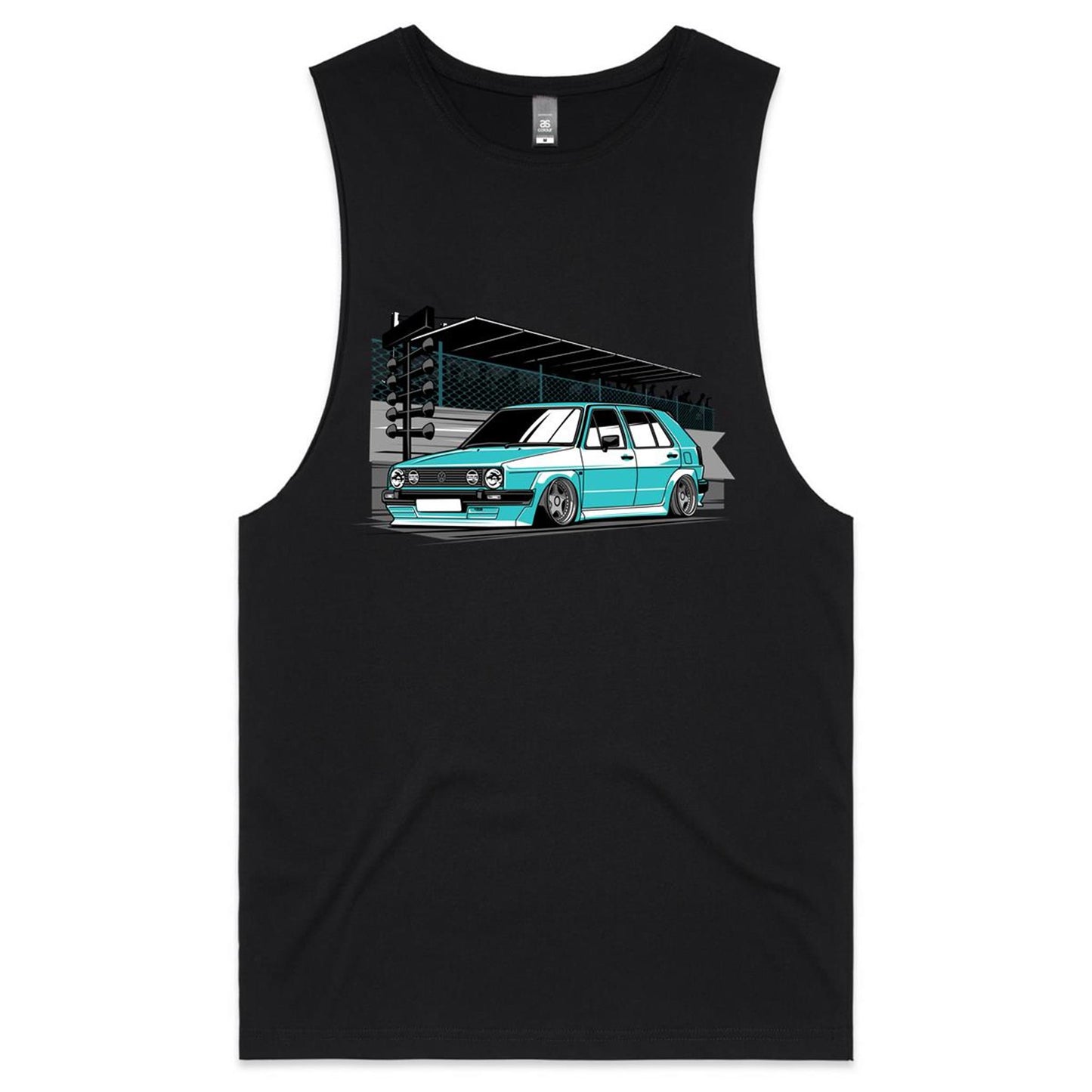 Volkswagon Golf MK2 Teal Tank