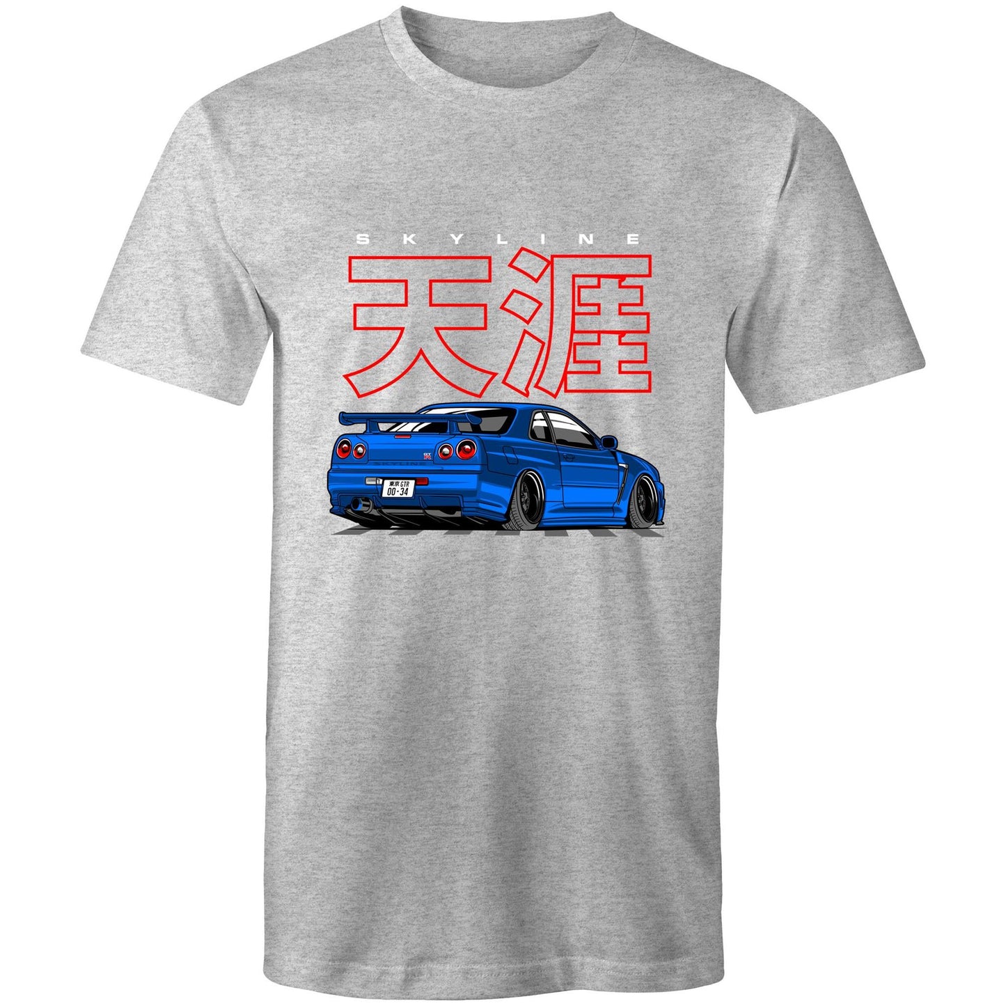 Nissan GT-R R34 Blue Tee