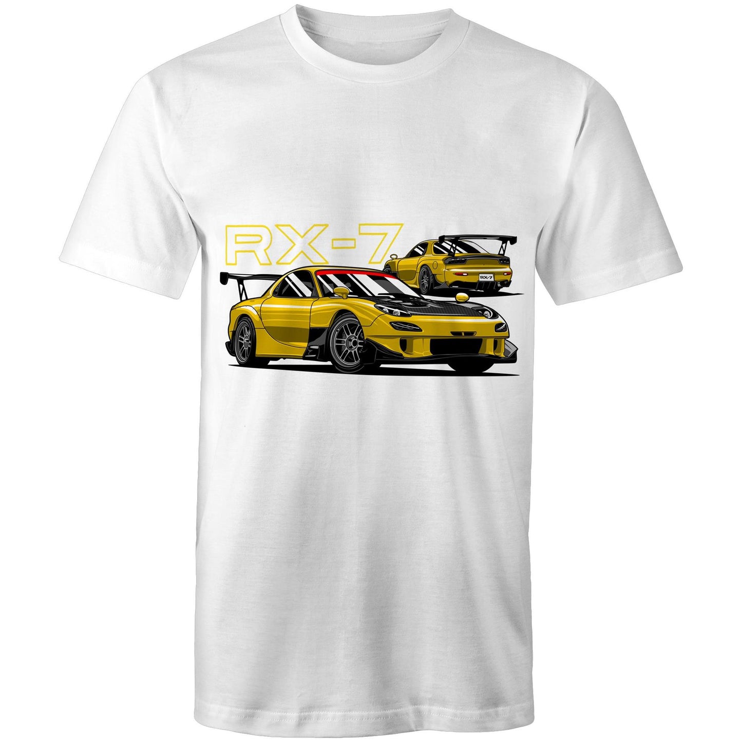 Mazda RX-7 Yellow Tee