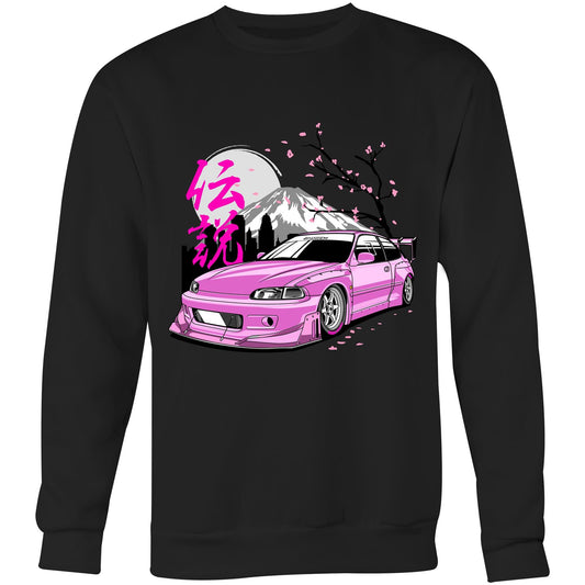 Honda Civic EG6 Pink Pandem Crewneck