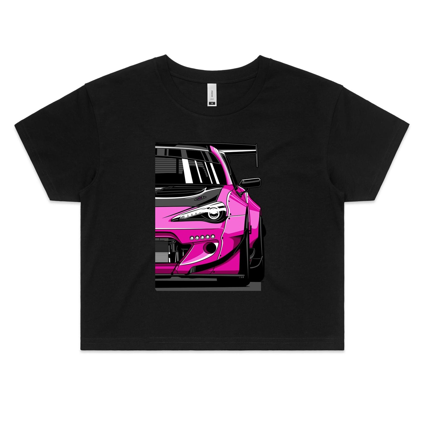 Toyota GT86 Pandem Pink Crop Top