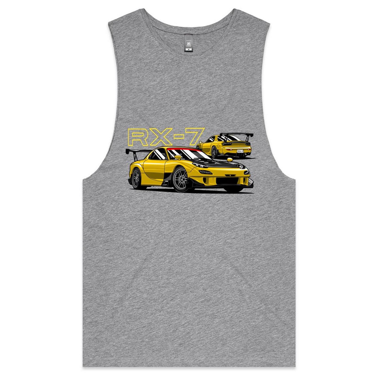 Mazda RX-7 Yellow Tank