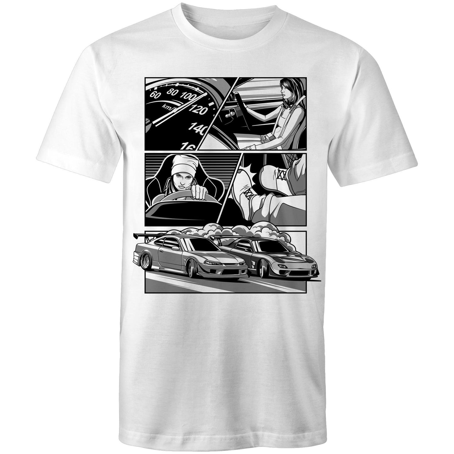 JDM Comic Drift Tee RX-7 S15