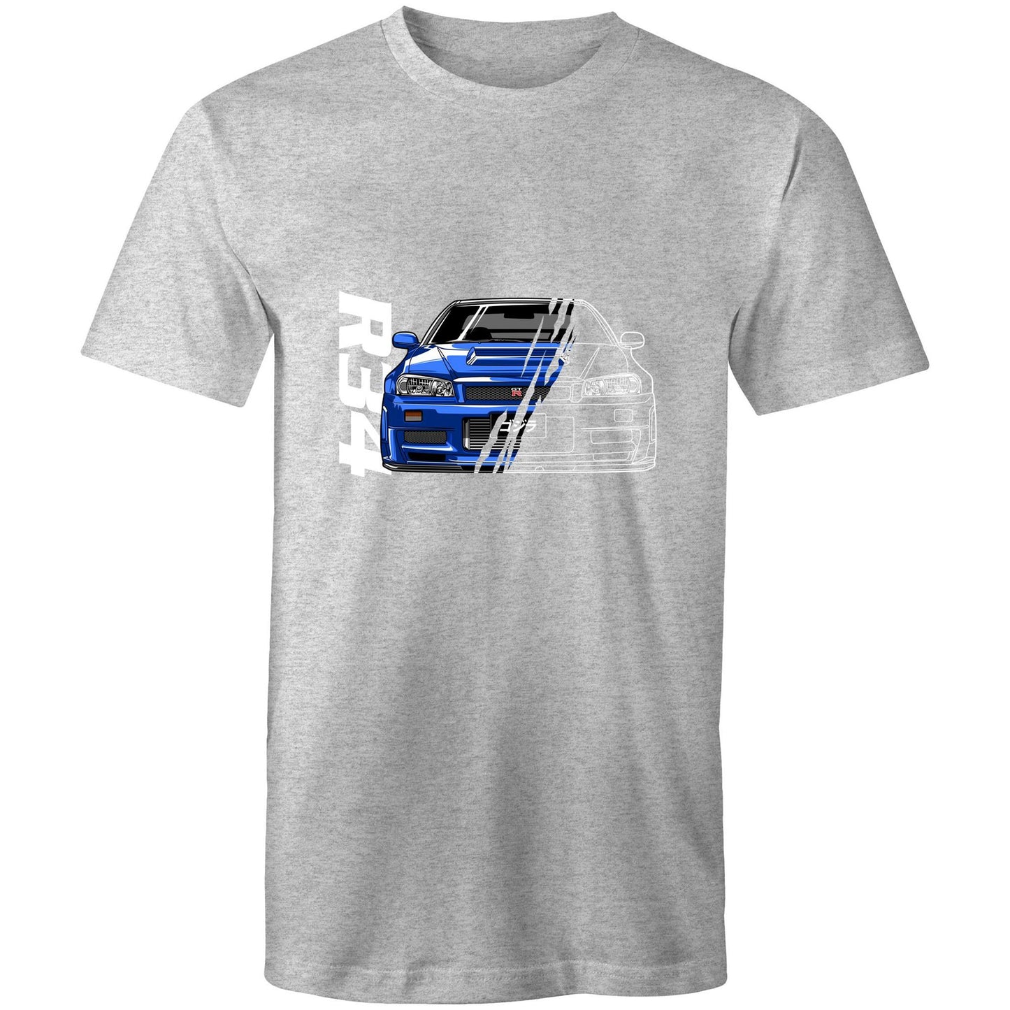 Nissan GT-R R34 Blue Tee