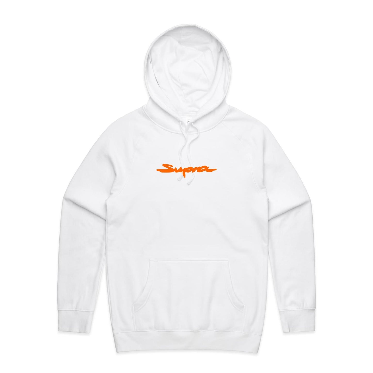 Toyota Supra Evolution Orange Hoodie - Front & Back Graphics