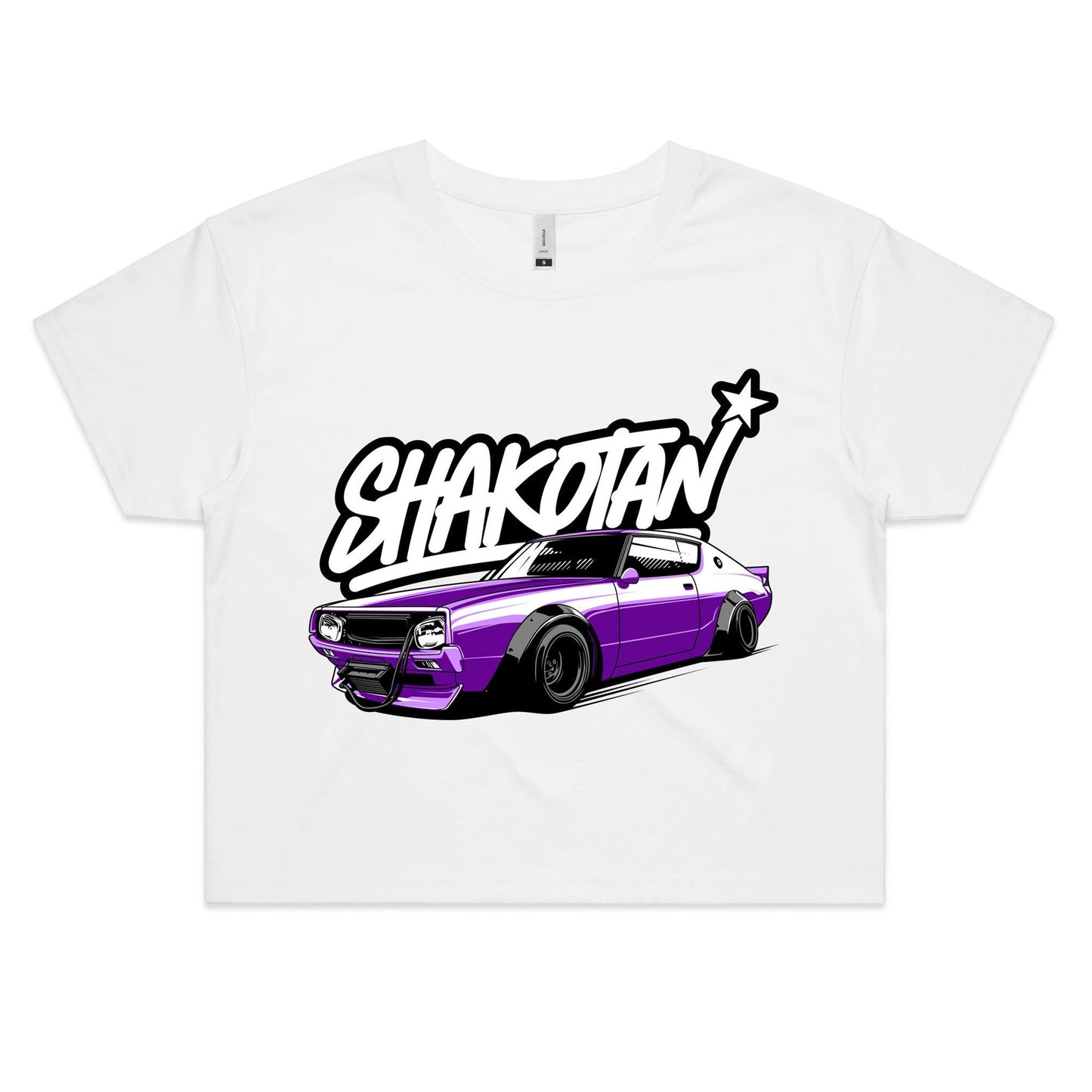 Shakotan Purple Crop Top