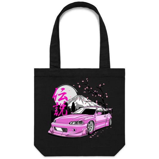 Honda Civic EG6 Pink Pandem Tote