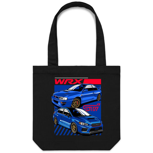 Subaru WRX STI Evolution Tote Bag