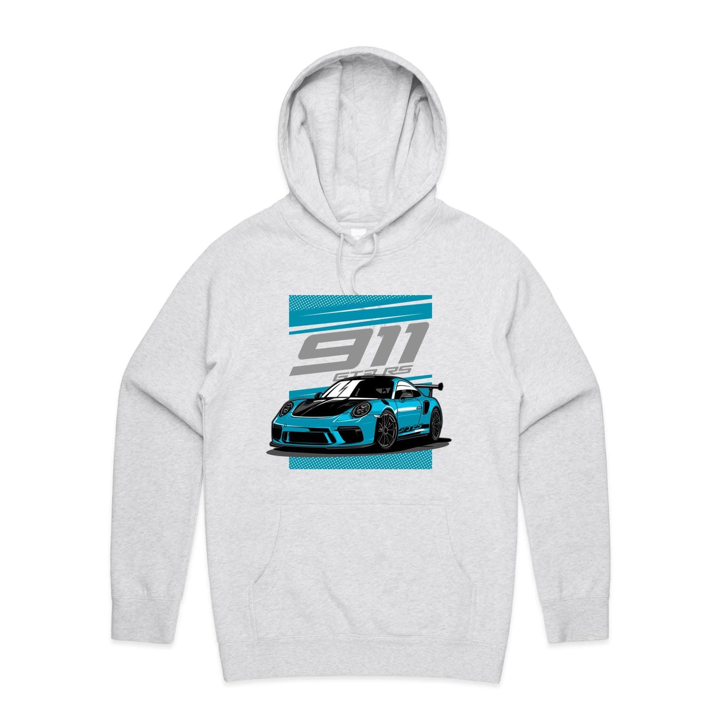 Porshe 911 GT3 RS Blue Hoodie