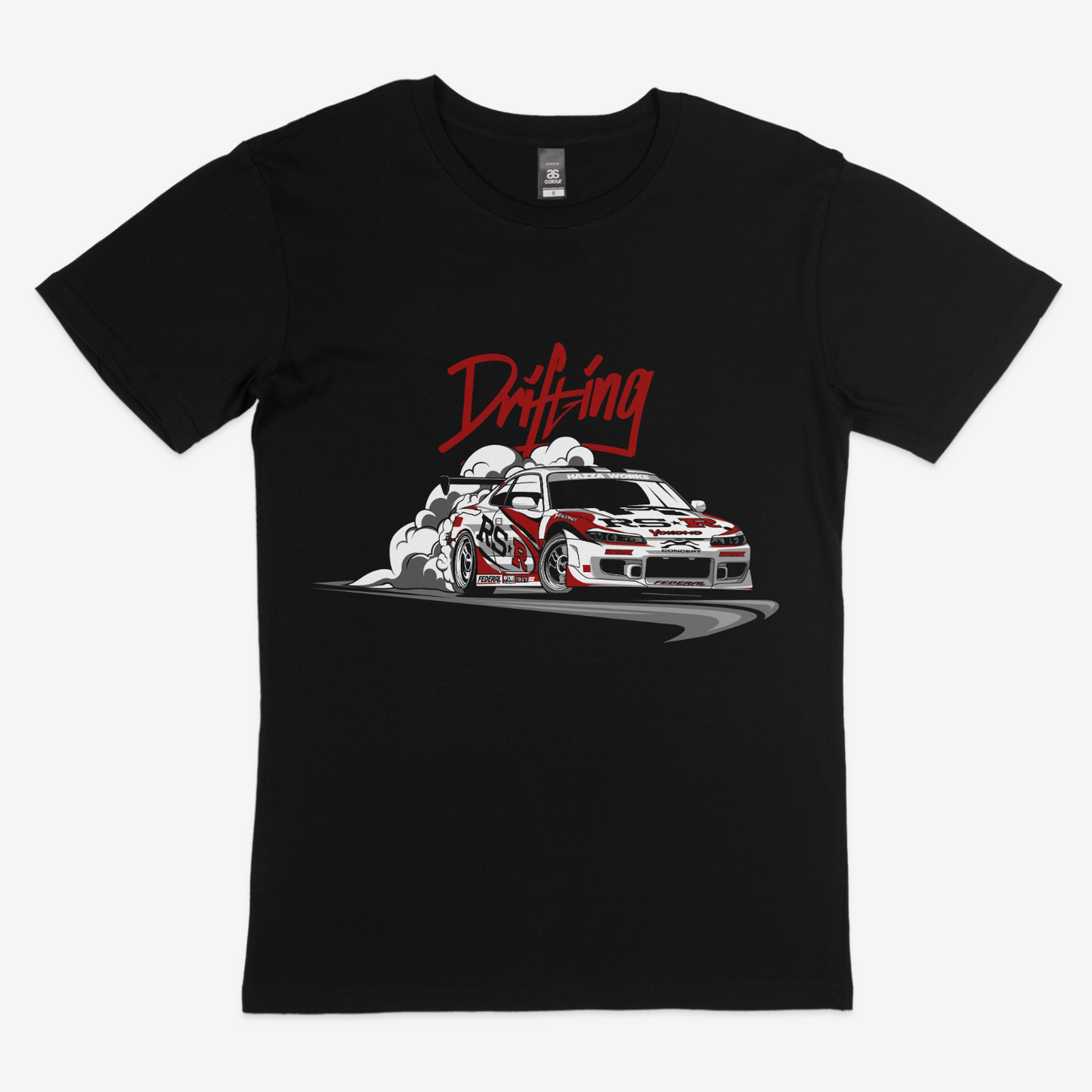 Nissan S15 Silvia Drifting Red Tee