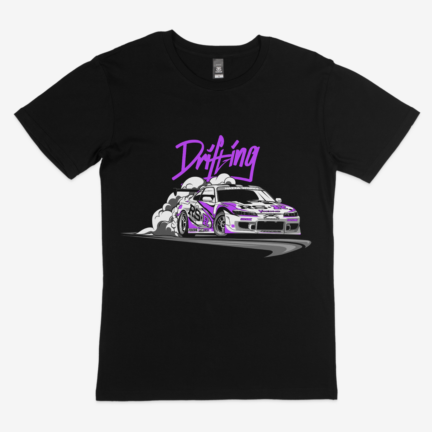 Nissan S15 Silvia Drifting Purple Tee