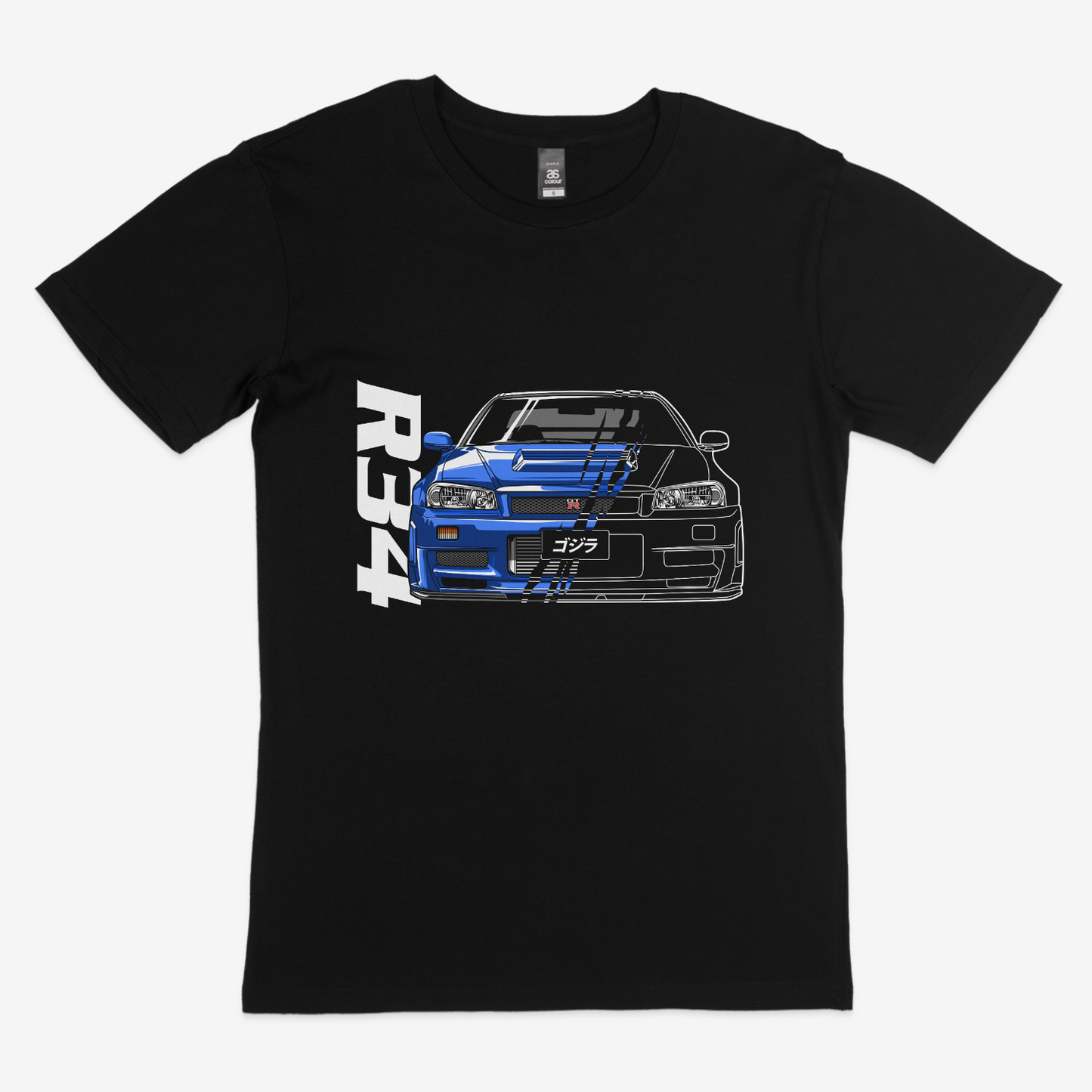 Nissan GT-R R34 Blue Tee