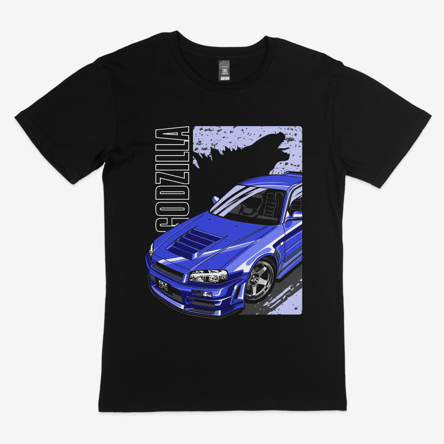 Nissan GT-R R34 Nismo Godzilla Blue Tee