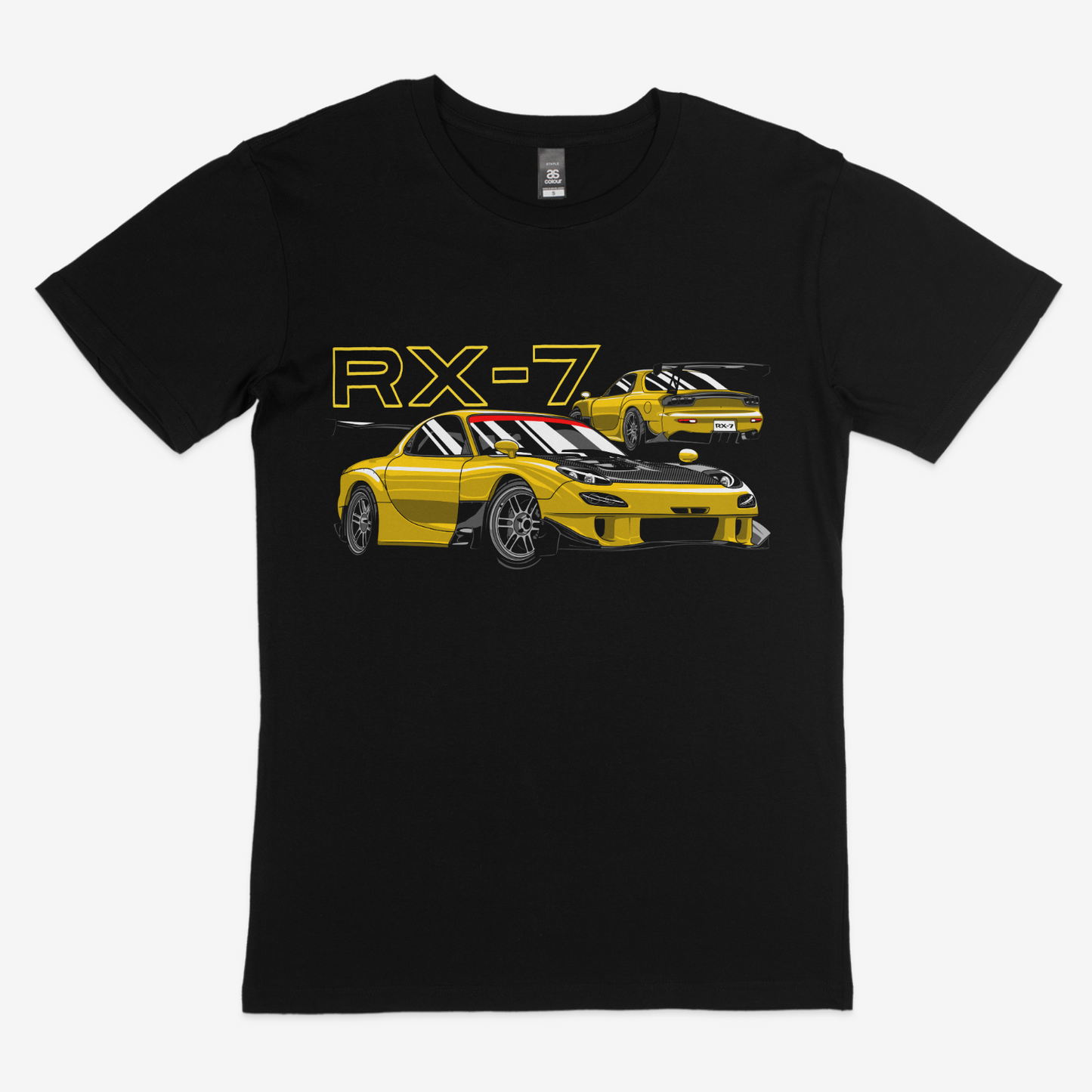 Mazda RX-7 Yellow Tee