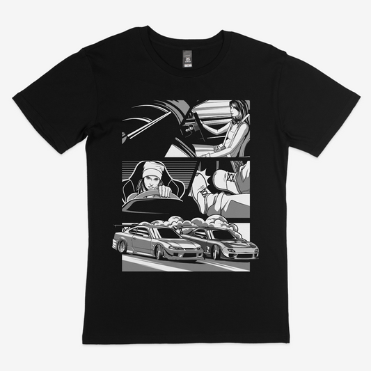 JDM Comic Drift Tee RX-7 S15