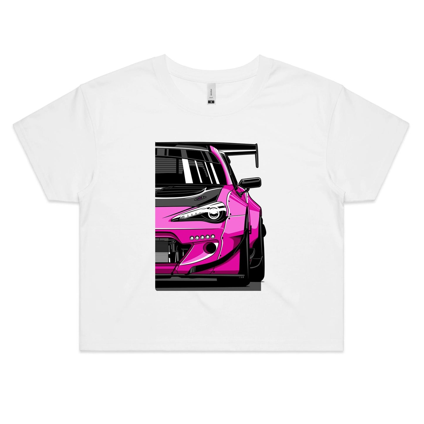 Toyota GT86 Pandem Pink Crop Top