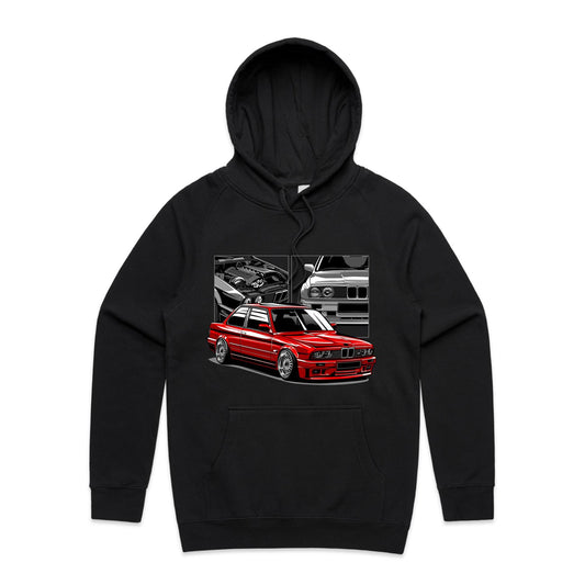 BMW E30 M3 Red Hoodie