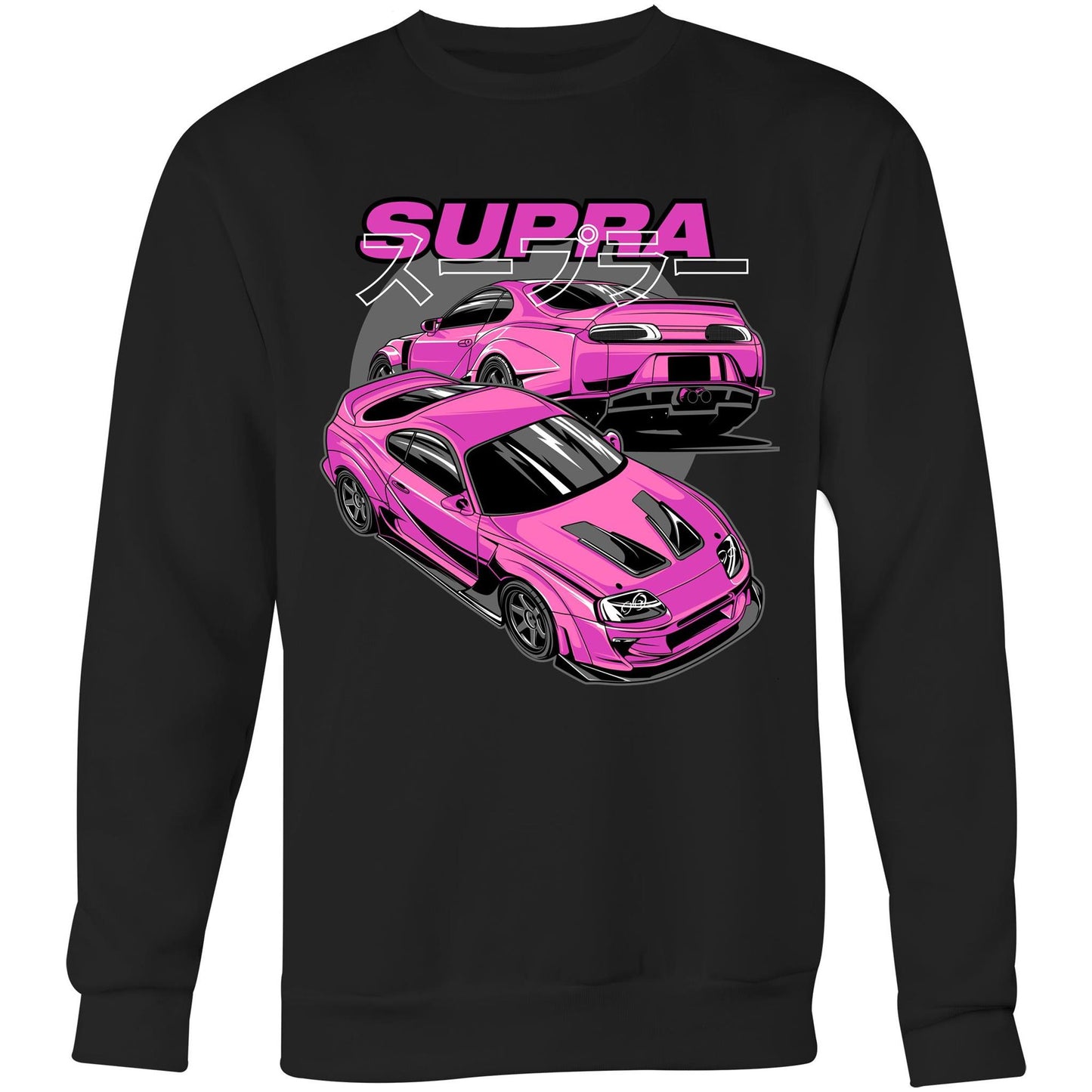 Toyota Supra Varis Pink Crewneck