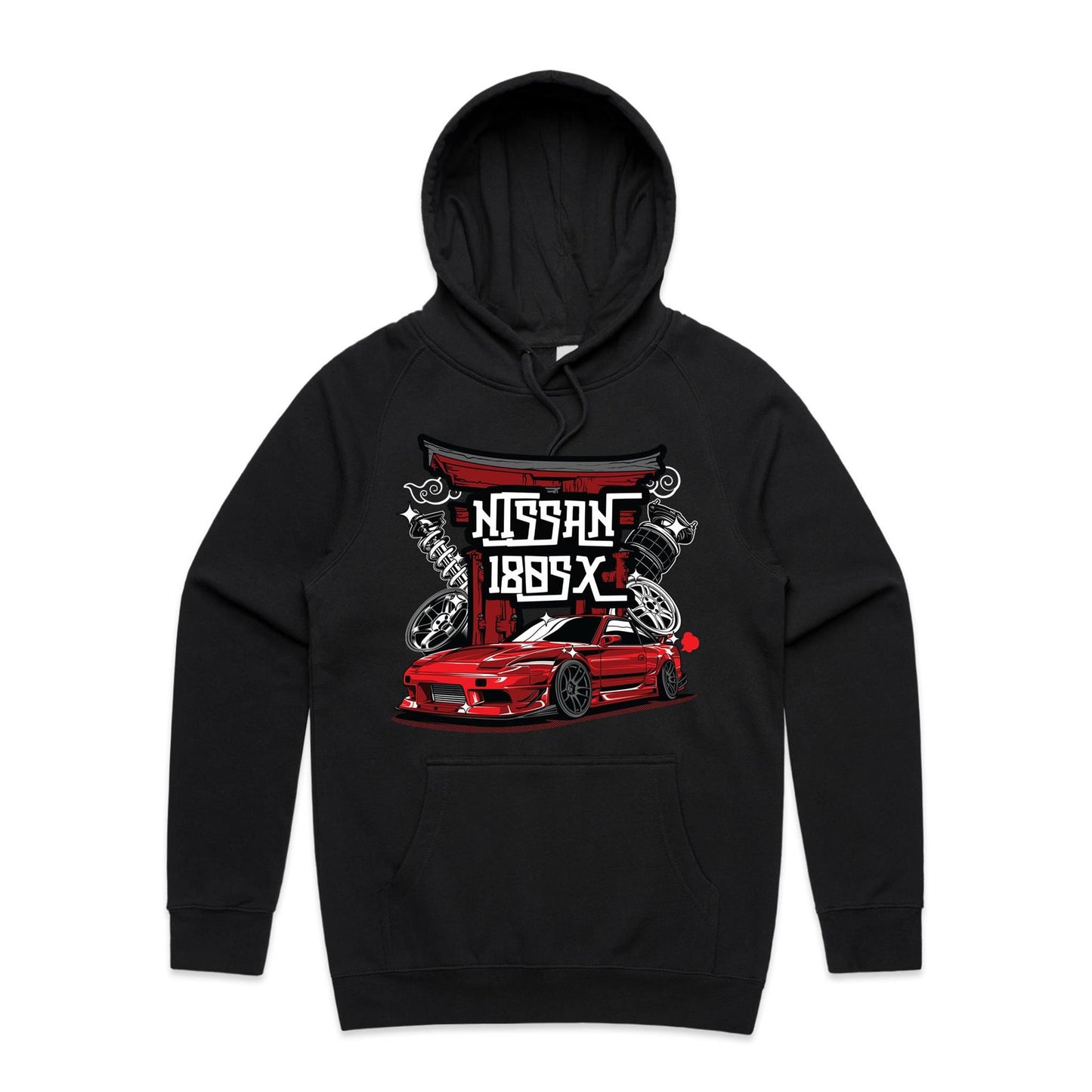 Nissan 180SX Red Hoodie