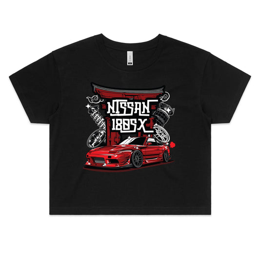 Nissan 180SX Red Crop Top