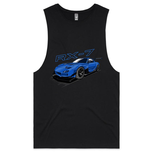 Mazda RX-7 Blue Tank