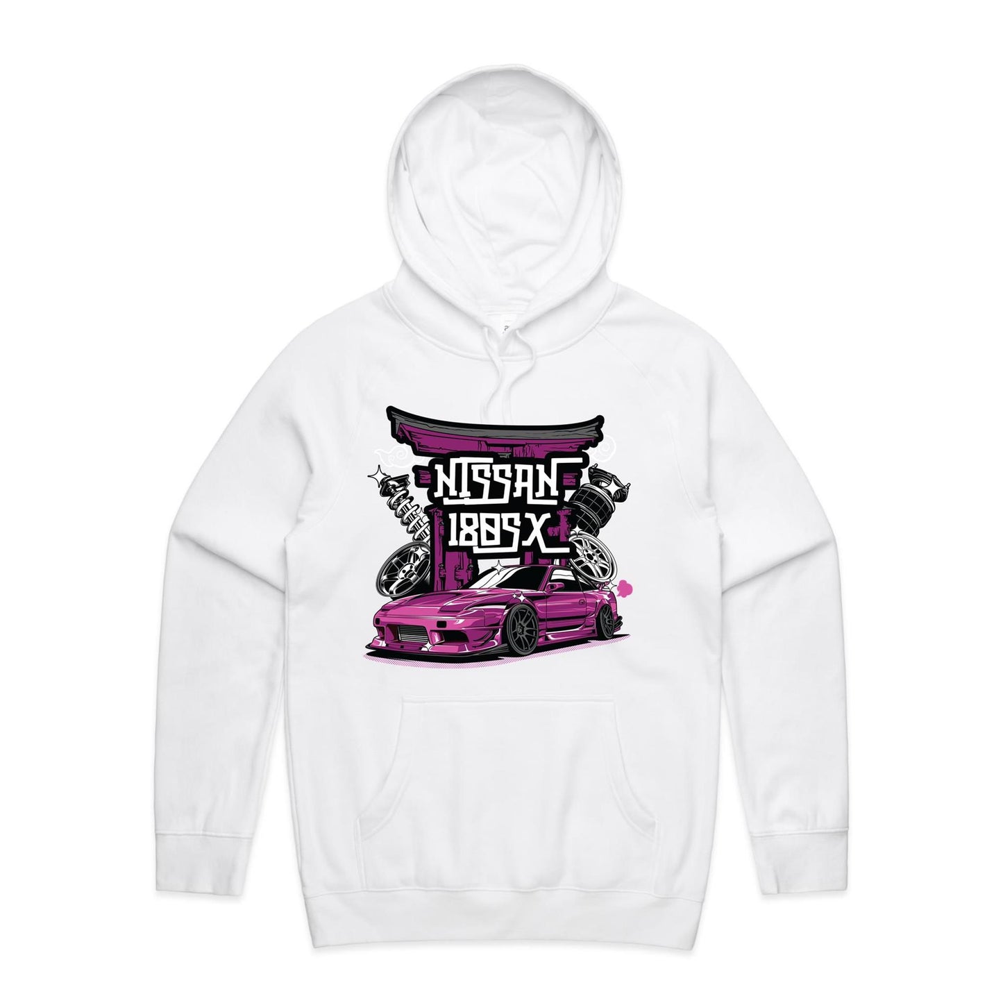 Nissan 180SX Purple Hoodie