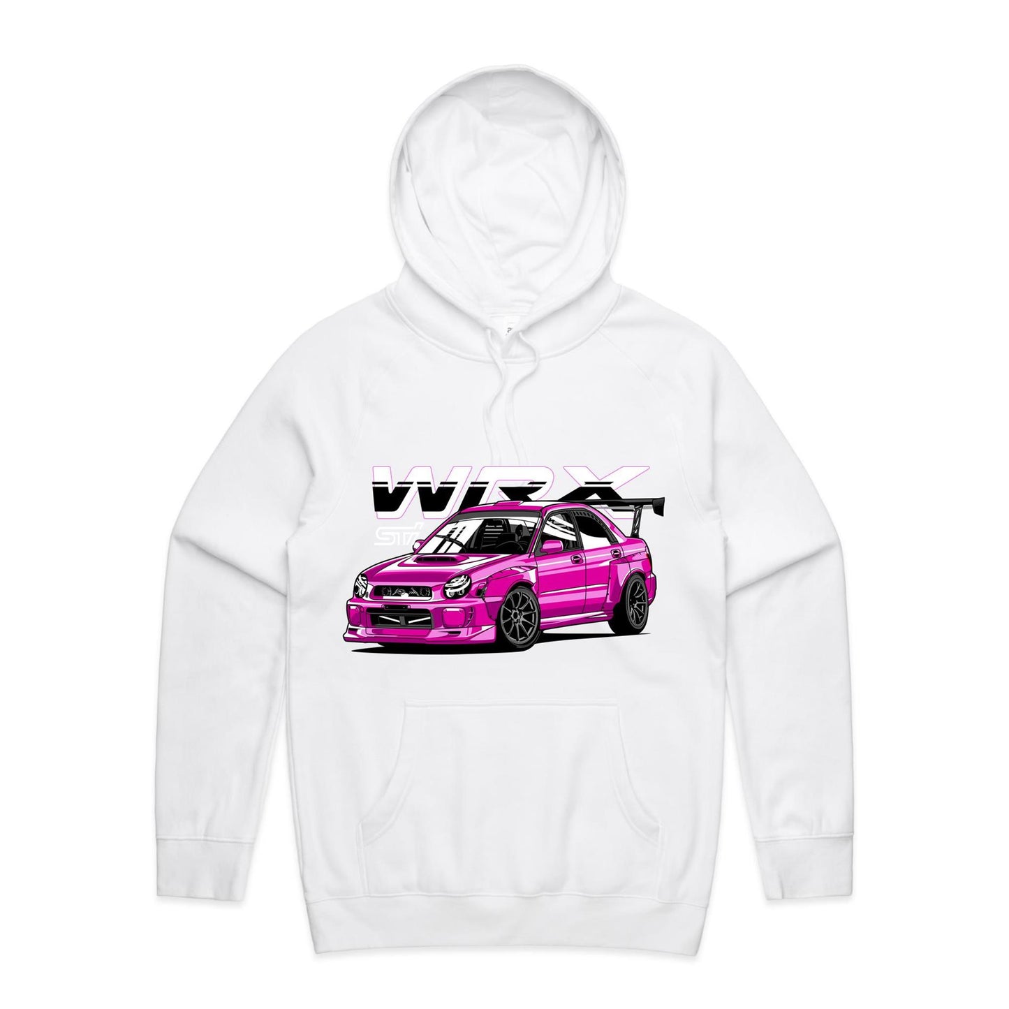 Subaru WRX STI Bugeye Pink Hoodie