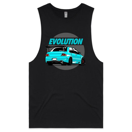 Mitsubishi Evo Teal Tank