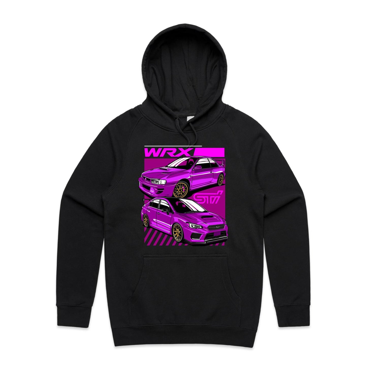 Subaru WRX STI Evolution Purple Hoodie