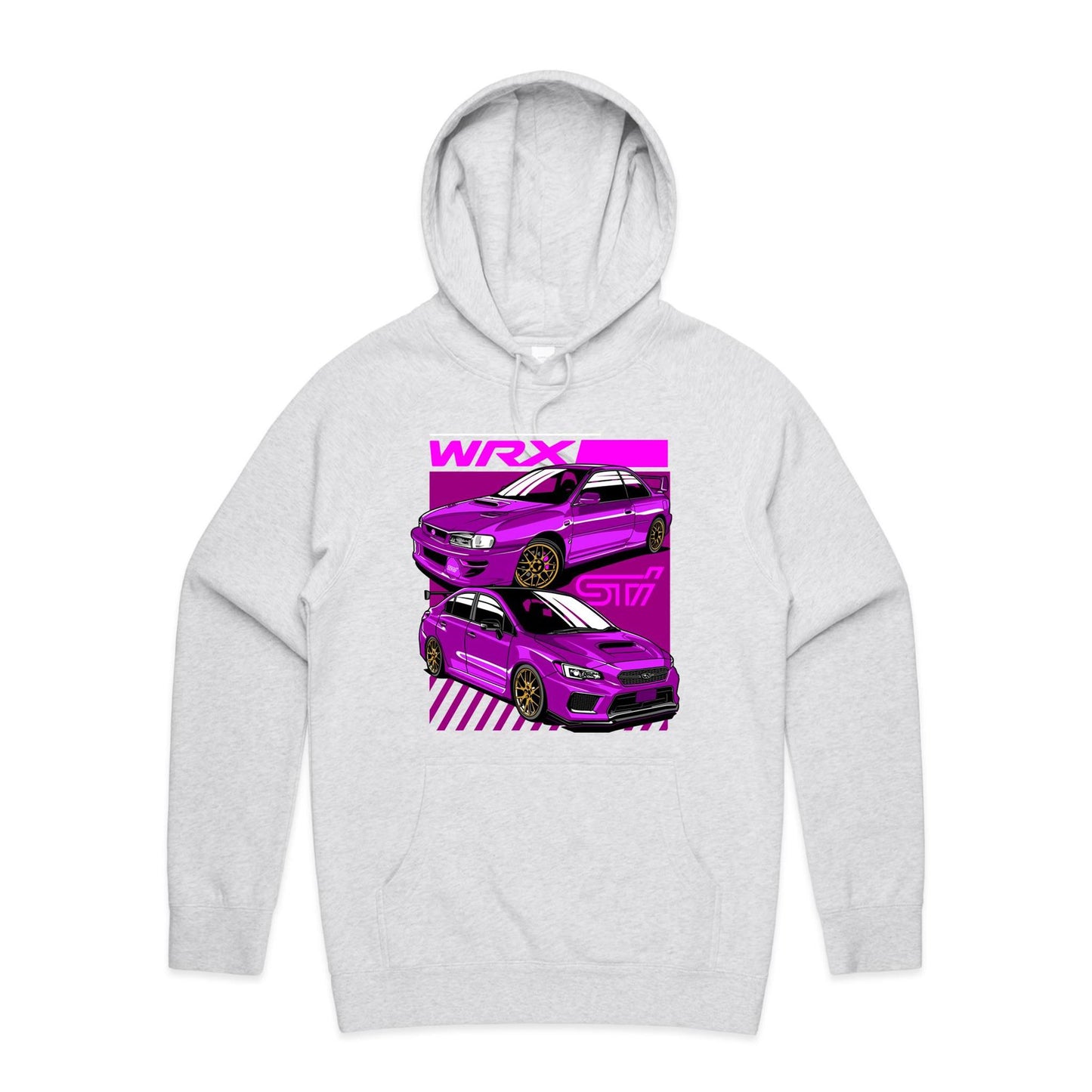 Subaru WRX STI Evolution Purple Hoodie