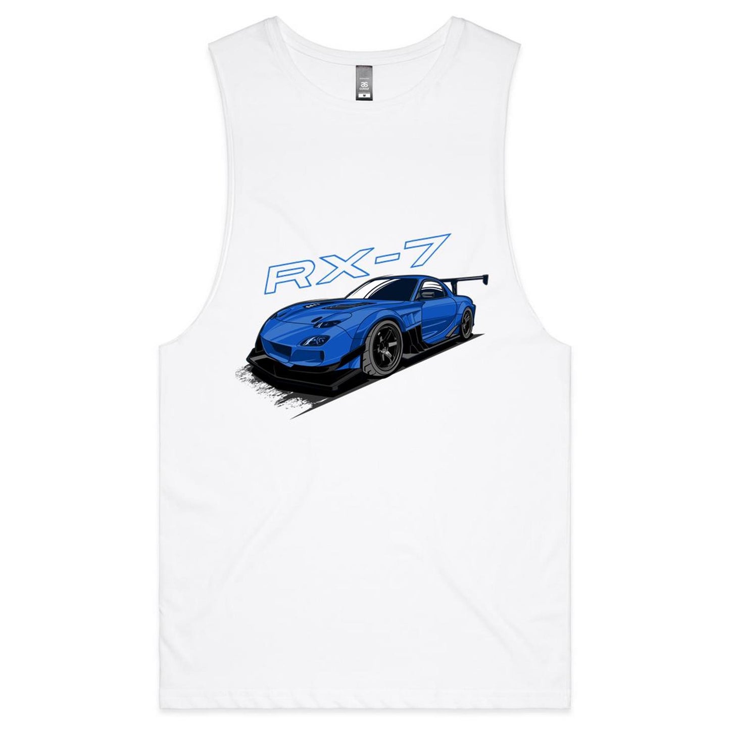 Mazda RX-7 Blue Tank