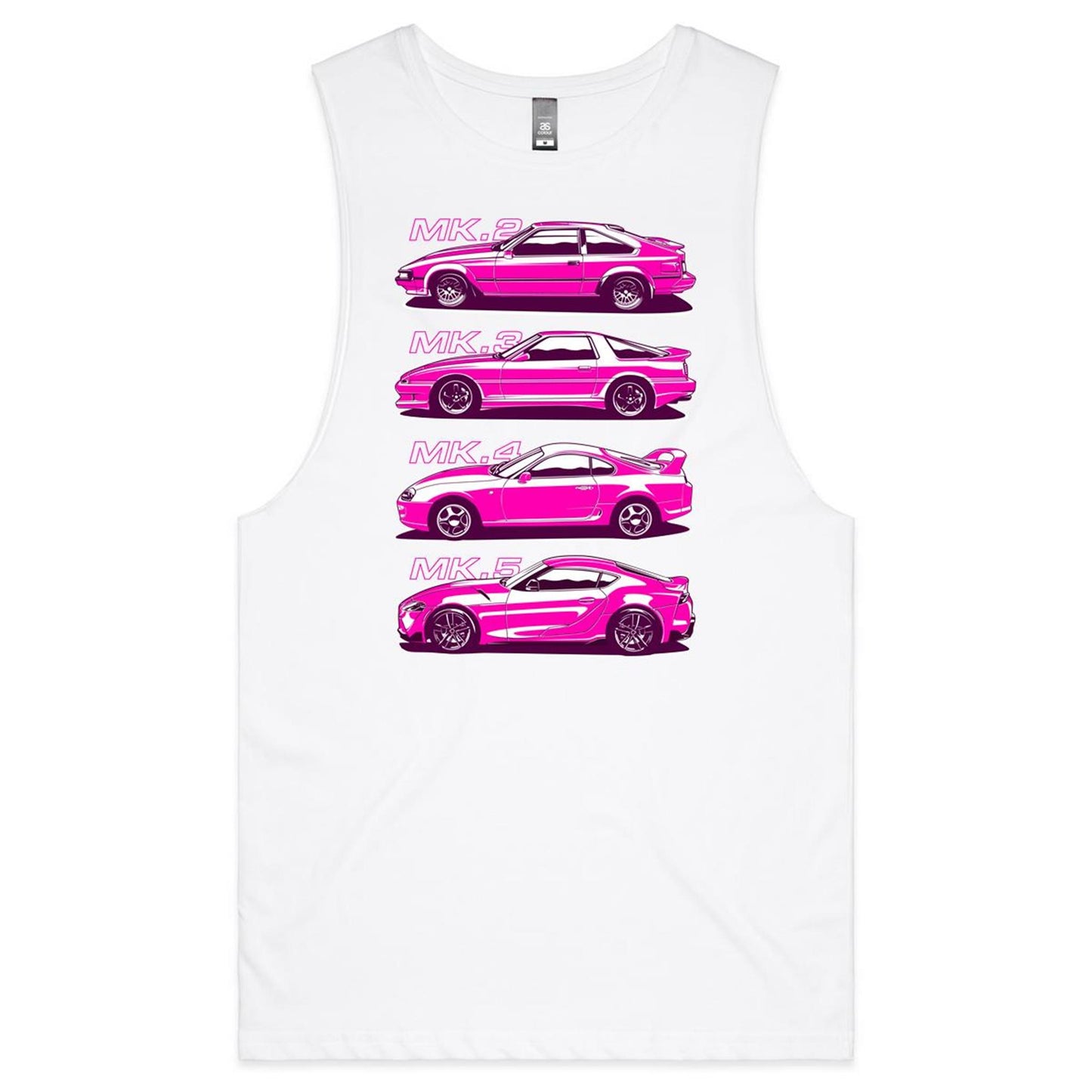 Toyota Supra Evolution Pink Tank