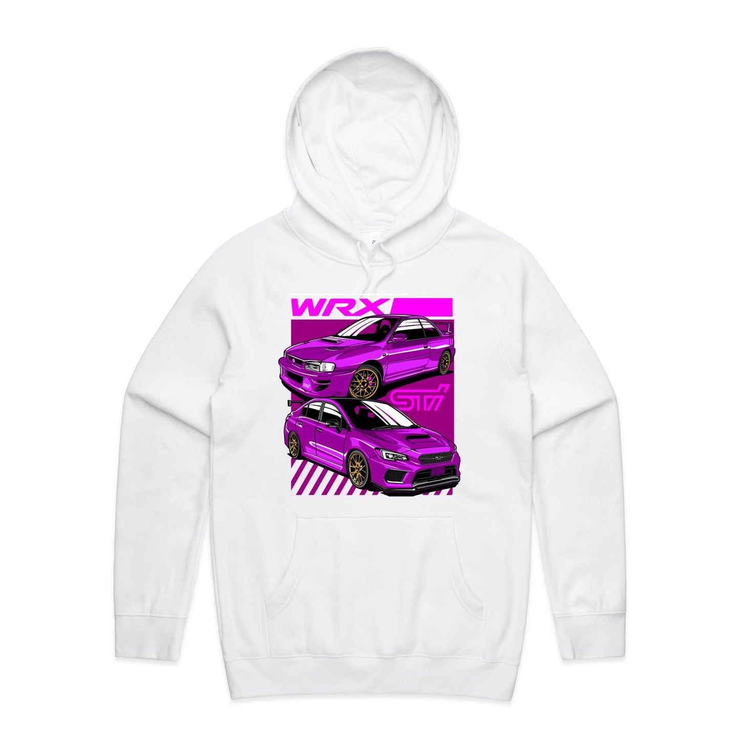 Subaru WRX STI Evolution Purple Hoodie