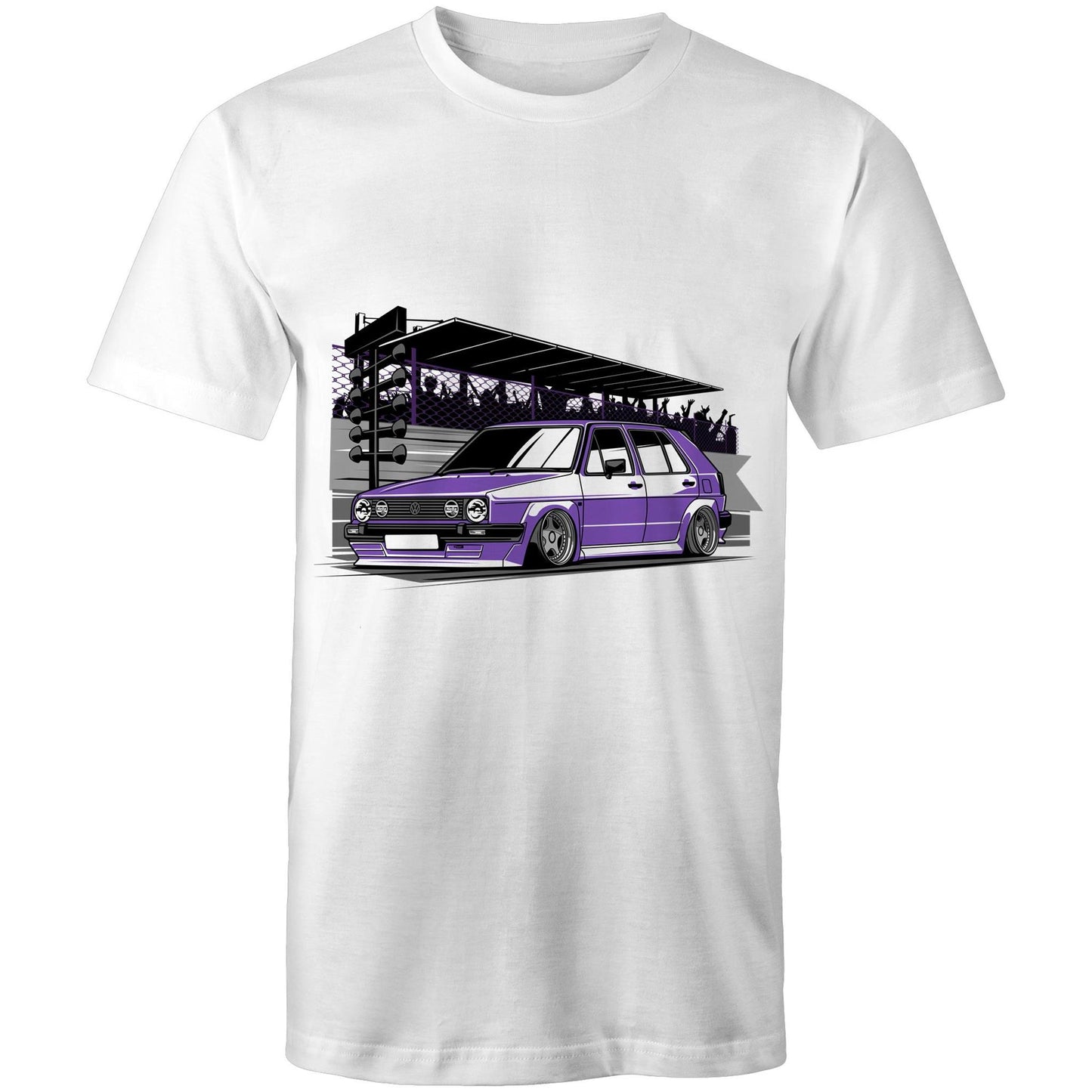 Volkswagon Golf MK2 Purple Tee